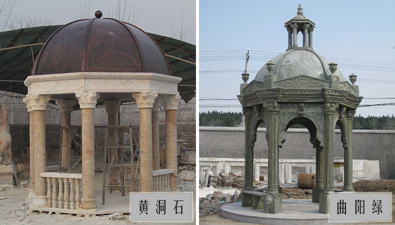 歐式景觀亭子，石雕大理石亭子，河北涼亭廠家