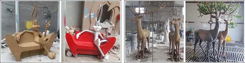 玻璃鋼雕塑制作流程，仿真景觀雕塑廠家