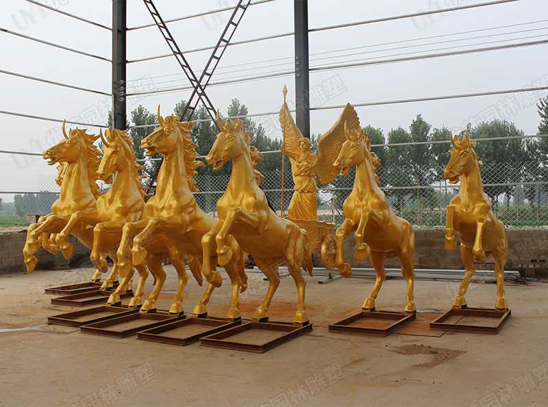 景觀銅馬雕塑，銅馬雕塑定制