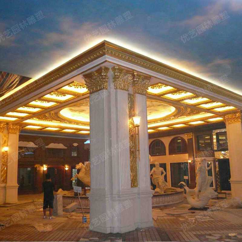 羅馬柱，室內(nèi)羅馬柱