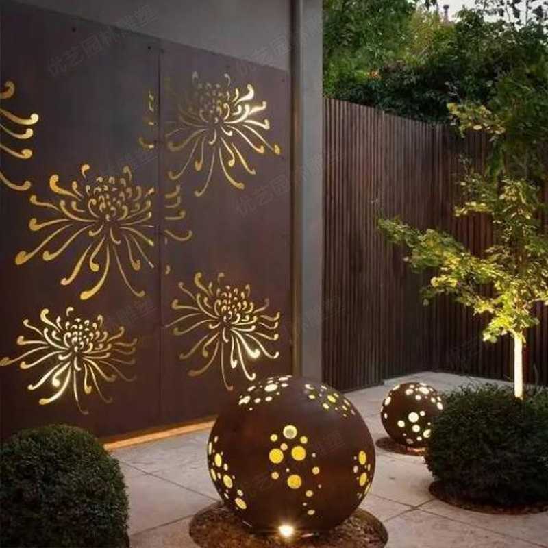 耐候鋼雕塑，景觀雕塑定制